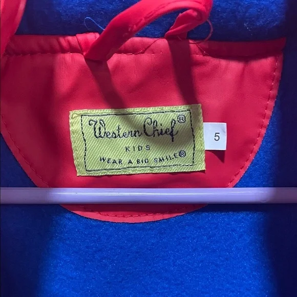 Marvel Red and Blue Spider-Man Kids Raincoat - Picture 5 of 8